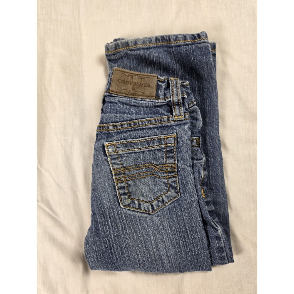 Cody James Kids 5 Blue Straight Denim Jeans Stretch Adjustable Waist RN 138823